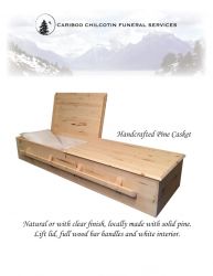 Handcrafted Pine Casket